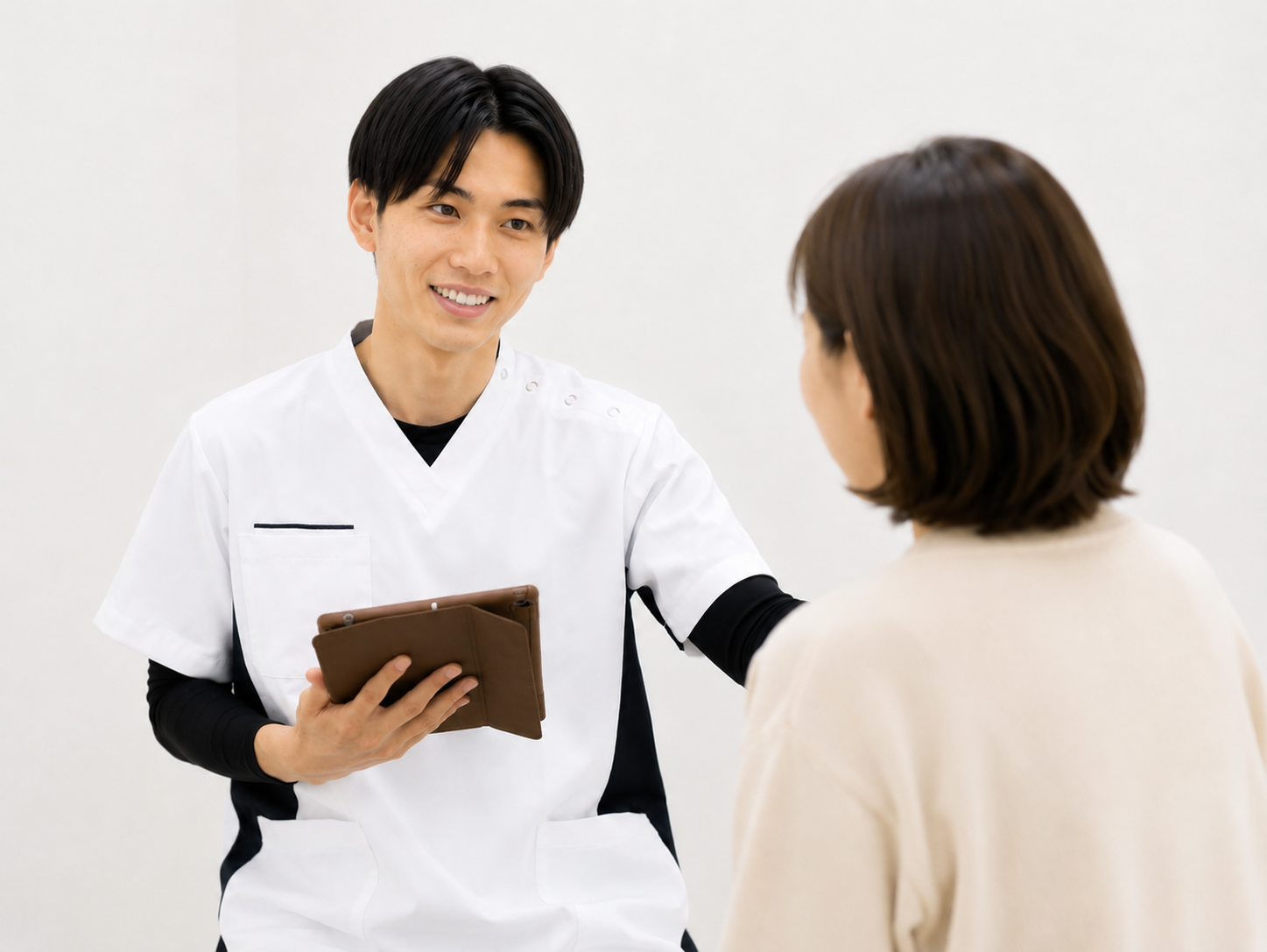 ケアアドバイスの様子